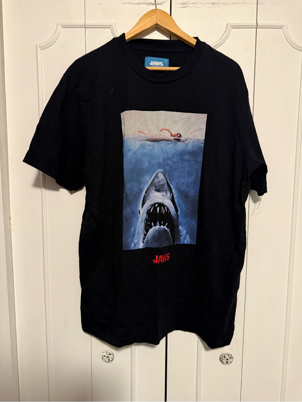 Jaws Graphic Short Sleeve Tee - Black AOP